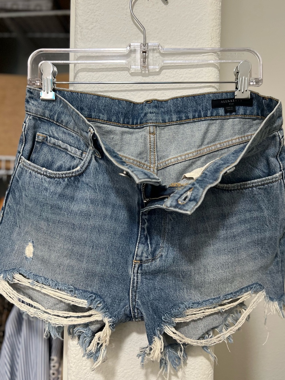 ALL SAINTS Denim Shorts